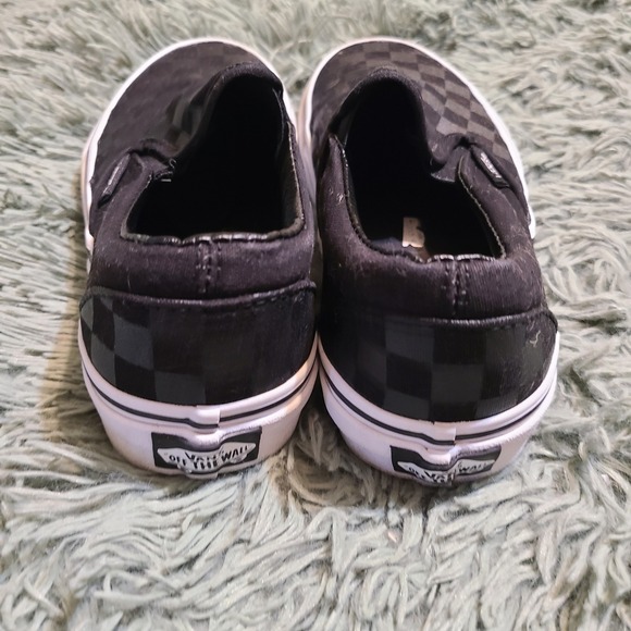 Vans Classic Slip On Off the Wall Checkerboard Skate Shoes Black/Black M 4 W 5.5 - Picture 5 of 7